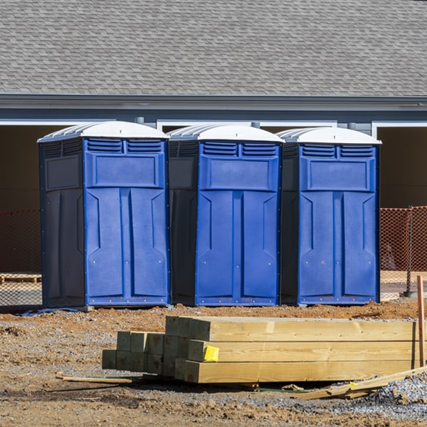 how do you ensure the portable toilets are secure and safe from vandalism during an event in Albin WY